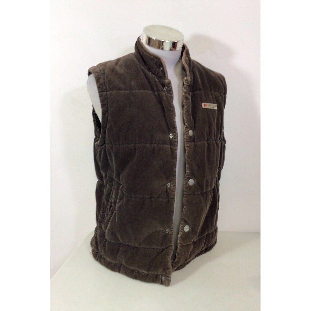 Esprit Vintage Corduroy Vest Insulated Mens Small